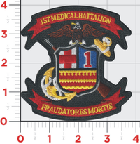 Officially Licensed USMC 1st Medical Battalion Camp Pendleton Patch