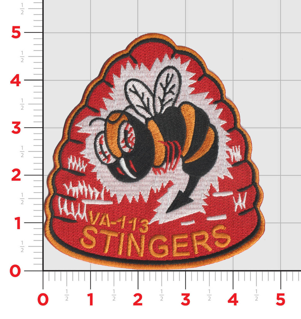 Officially Licensed US Navy VA-113 Stingers Squadron Patch