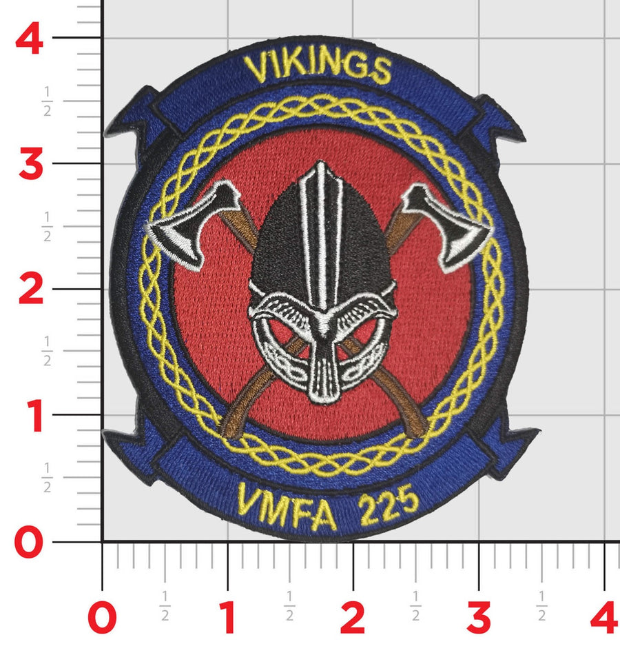 Officially Licensed USMC VMFA-225 Vikings Squadron Patches