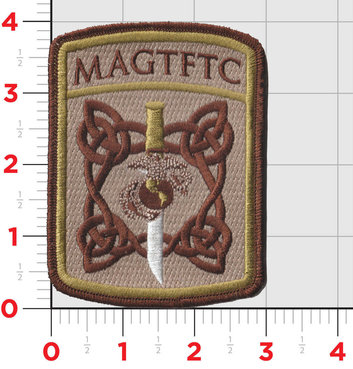 Officially Licensed Marine Air Ground Task Force Training Center MAGTFTC 29 Palms Patch (MAGTFTC)