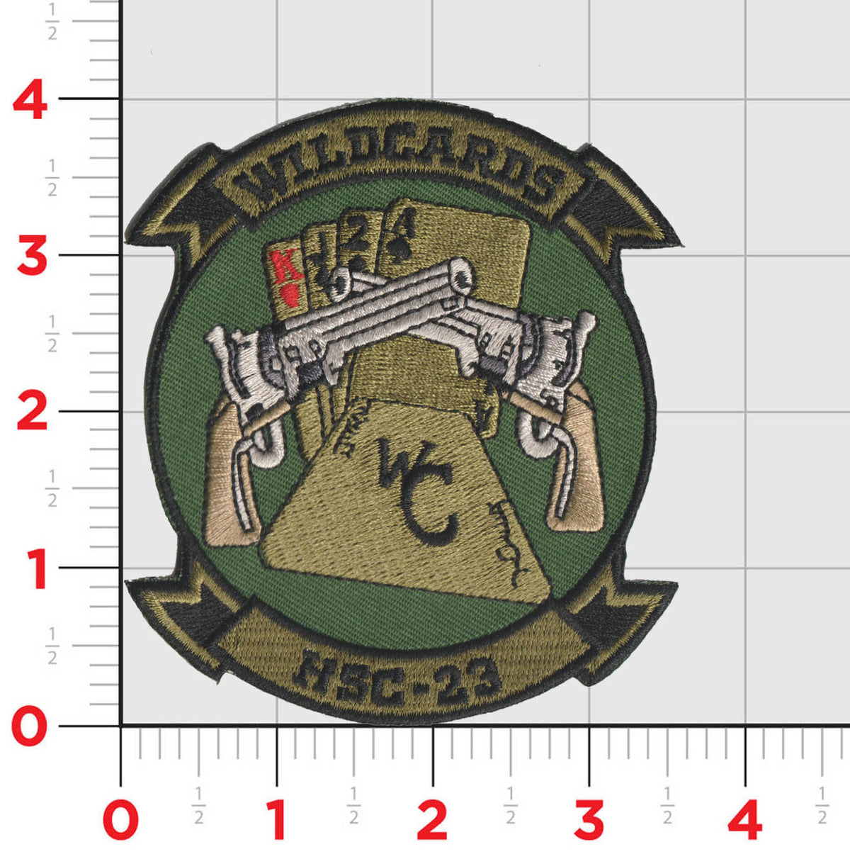 Officially Licensed US Navy HSC-23 Wildcards Squadron Patches