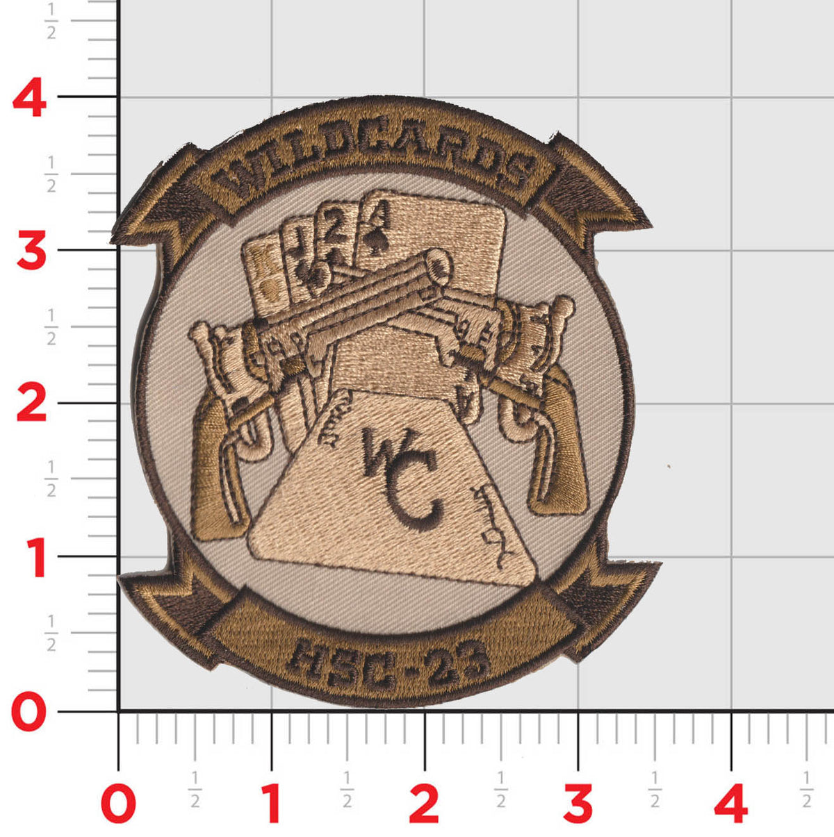 Officially Licensed US Navy HSC-23 Wildcards Squadron Patches