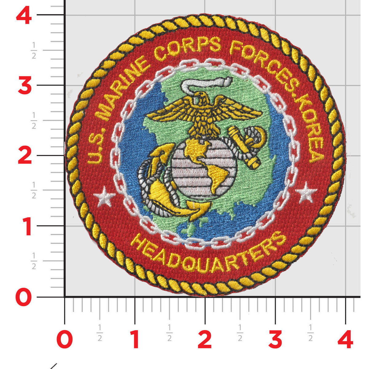 Officially Licensed MARFOR Marine Forces Korea Patch