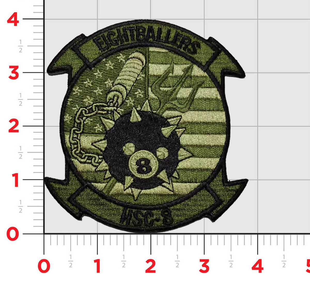 Officially Licensed US Navy HSC-8 Eightballers Squadron Patches