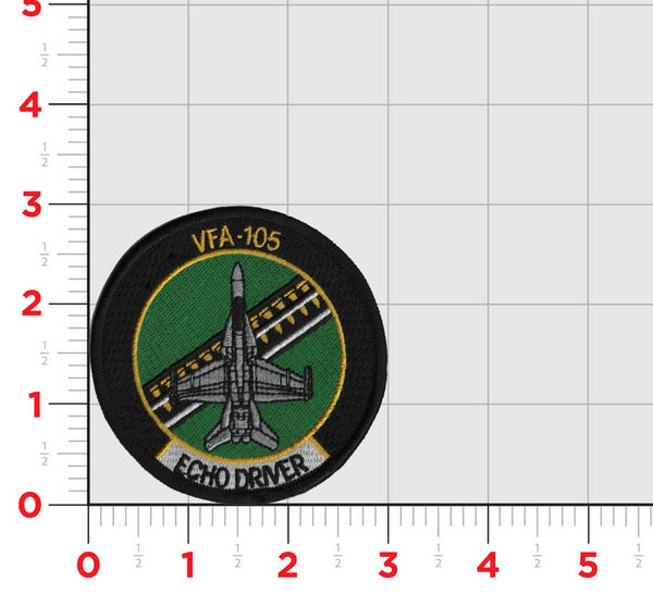 Official US Navy VFA-105 Gunslingers Shoulder Patches