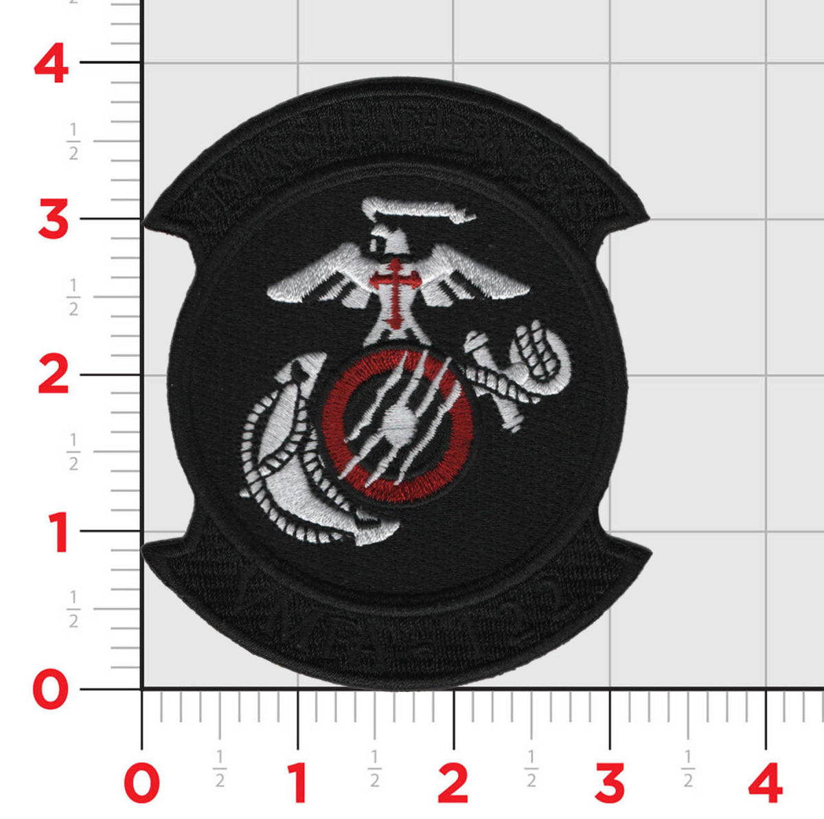 Officially Licensed USMC VMFA-122 Flying Leathernecks Blackout Squadron Patch
