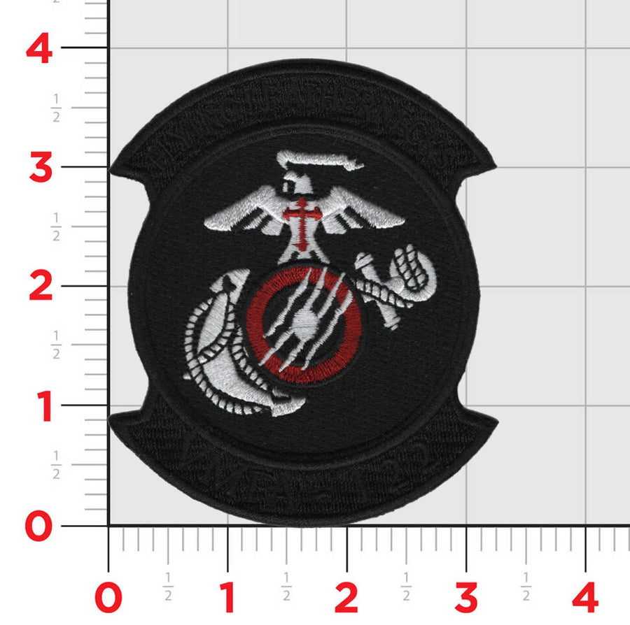 Officially Licensed USMC VMFA-122 Flying Leathernecks Blackout Squadron Patch