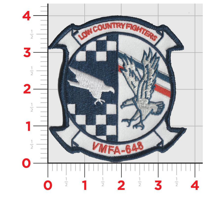 VMFA-648 Hawks/Silver Eagles (VMFA-533/VMFA-115) Red Flag Squadron Patch