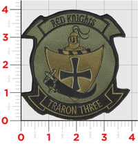 Officially Licensed  US Navy VT-3 Red Knights Squadron Patches