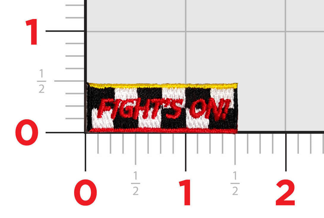 Official VMFA-312 Checkerboards Fight's On Tab Patch
