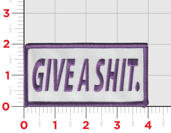 Official VMM-364 Purple Foxes "Give a S*hit" patches