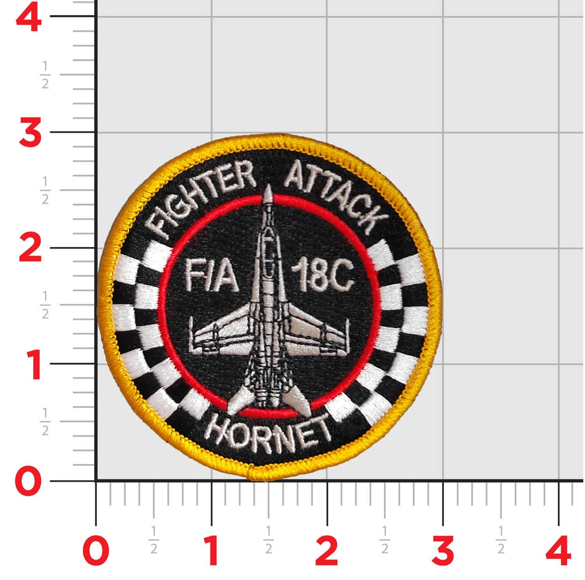 Official VMFA-312 Checkerboards F-18 Shoulder Patches