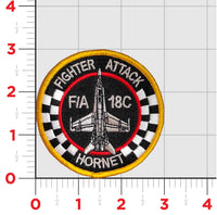 Official VMFA-312 Checkerboards F-18 Shoulder Patches