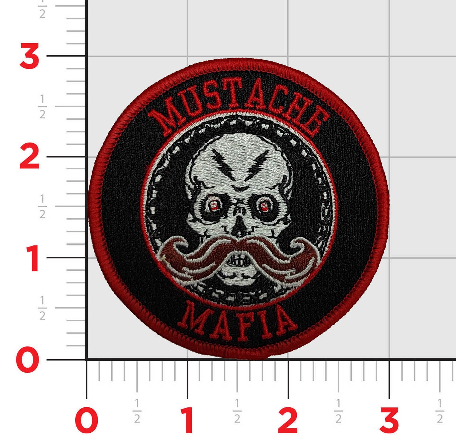 Mafia Patch Buy Mustache Mafia Patches Patch | MarinePatches.com – MarinePatches ...