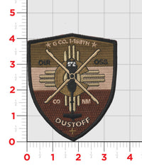 Official New Mexico/ Colorado Army Guard G Co 1-168th Dustoff Patches