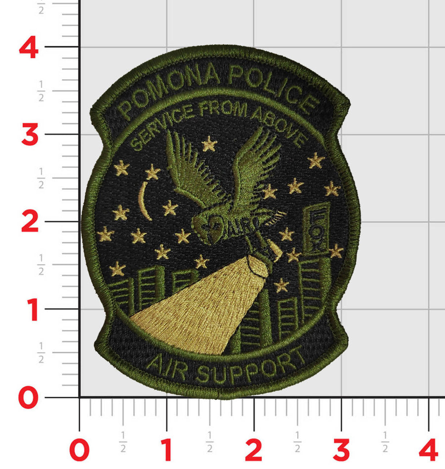 Official Pomona PD Air Unit Chest Patch