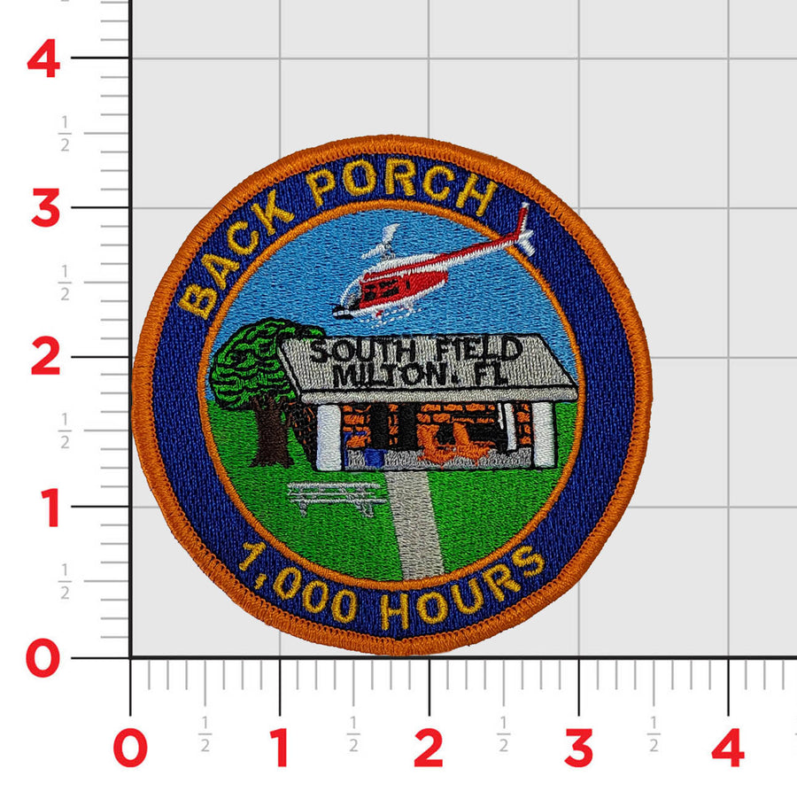 NAS Whiting South Field Back Porch TH-57 1,000 Hours Patch