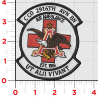 US Army C Co 2916th Air Ambulance Patch