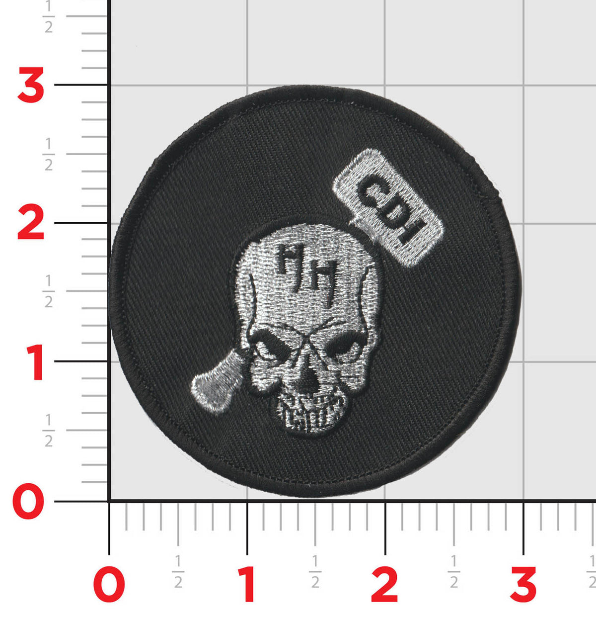 Official HMH-366 Qualification Skull/Hammer Patches