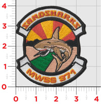 Officially Licensed USMC MWSS-371 Sand Sharks 2021 Patches