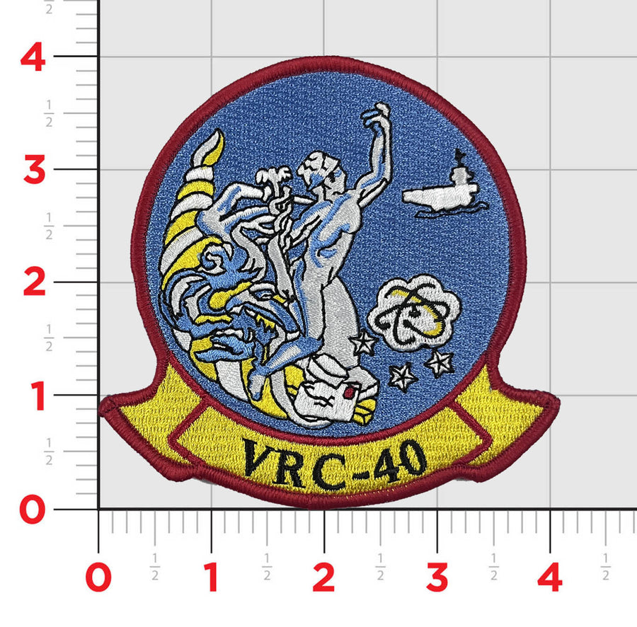 Officially Licensed US Navy VRC-40 Mercury Chest Patch
