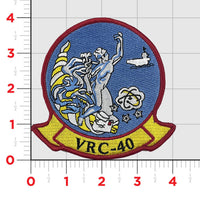 Officially Licensed US Navy VRC-40 Mercury Chest Patch