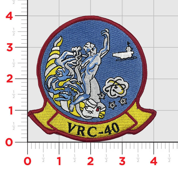 Officially Licensed US Navy VRC-40 Mercury Chest Patch