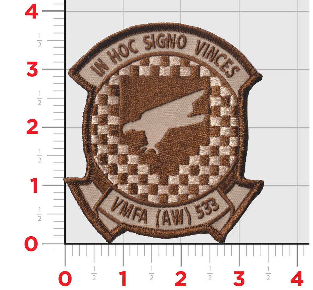 Officially Licensed USMC VMFA(AW)-533 Hawks Squadron Patches