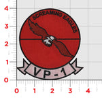 Officially Licensed US Navy VP-1  Screaming Eagles Throwback Squadron Patch