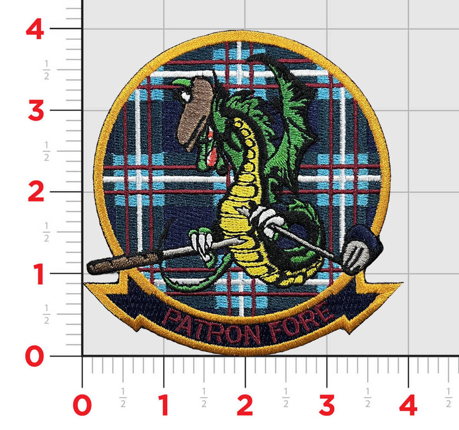 Official VP-4 Skinny Dragons Sottish Det Patches