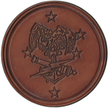 Officially Licensed 1st Bn 11th Marines Fire Support 1/11 Hand Painted Leather Patch