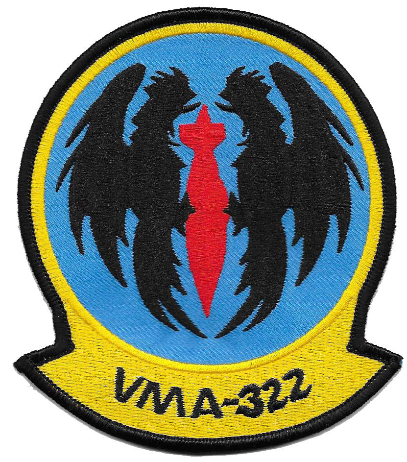 Officially Licensed USMC VMA-322 Fighting Gamecocks Patch