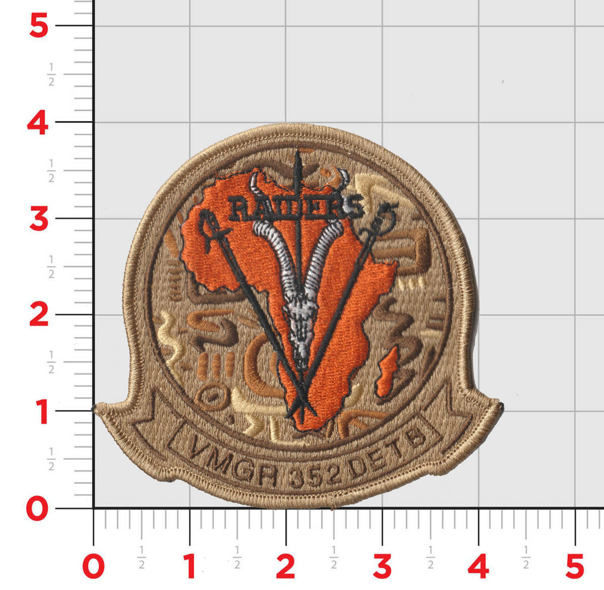 Official VMGR-352 Raiders Det B Patches