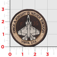 Official VMFA-314 Black Knights Shoulder Patch
