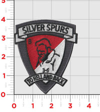US Army B Troop 3/6 Cav Silver Spurs Patch (3/6)