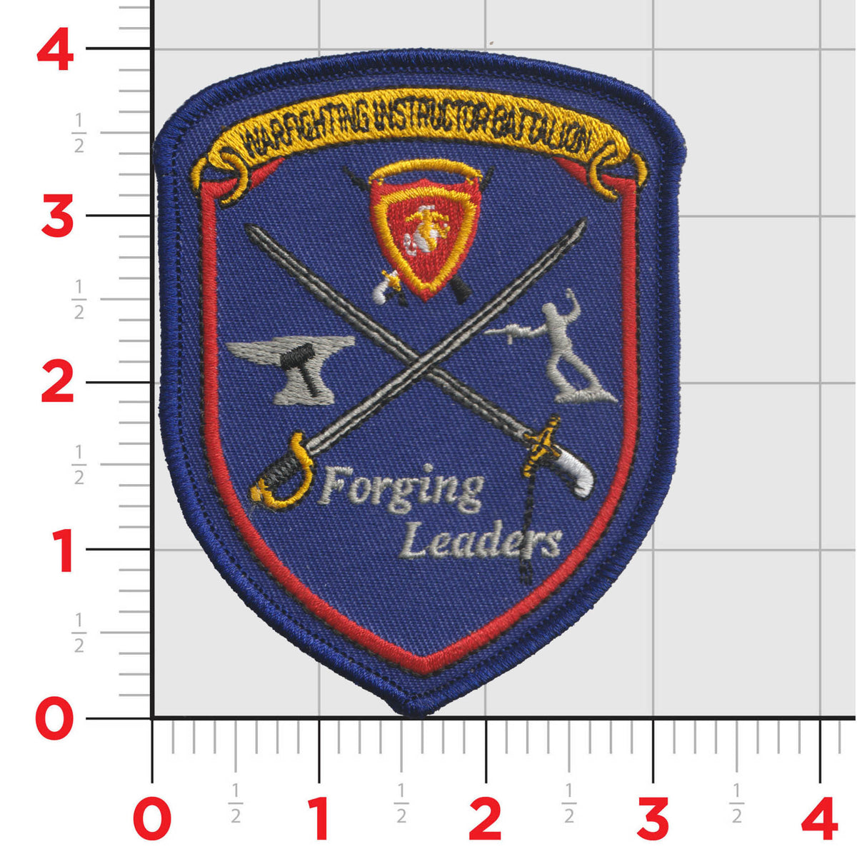 Officially Licensed TBS The Basic Course Warfighter Instructor Patches