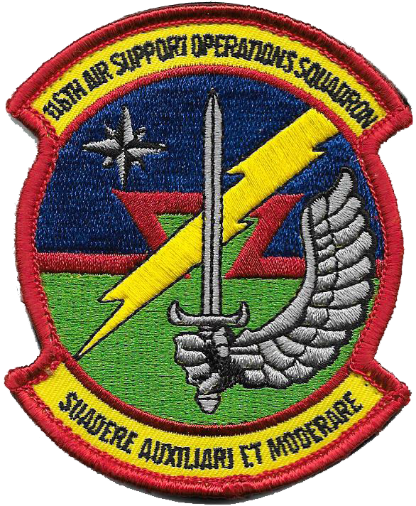 USAF 116th Air Support Operations Squadron Patch