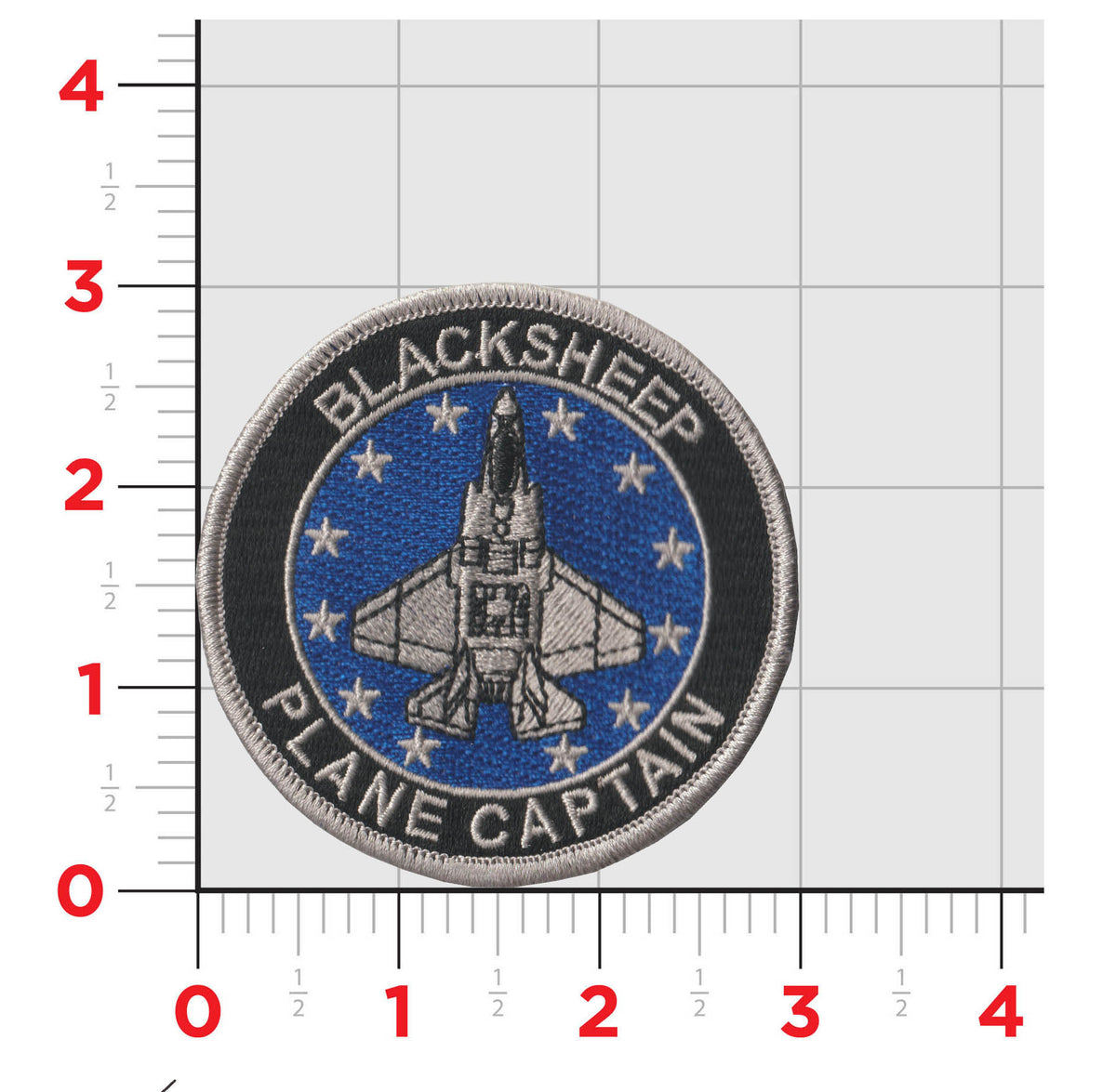 Official VMFA-214 Blacksheep F-35 Flightline Qual Shoulder Patches