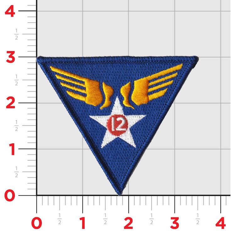 12th Air Force Patch