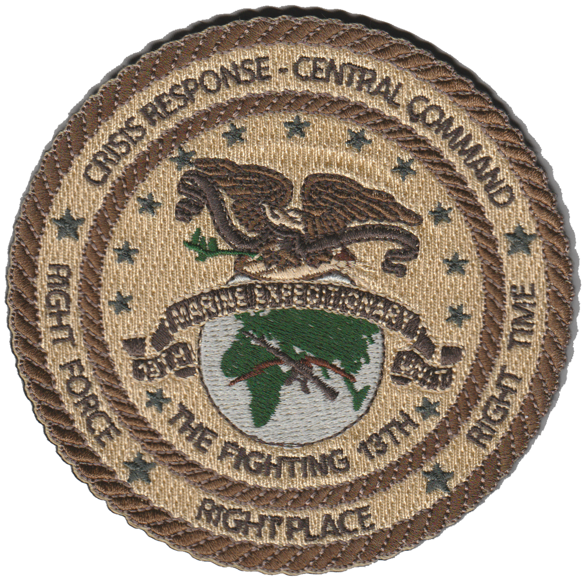 Officially Licensed USMC 13th MEU Crisis Response Command Patch