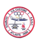 Legacy US Customs 1996 Atlanta Olympics US Customs NASO Patch