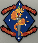 Officially Licensed 1st Battalion 4th Marines 1/4 PVC Patches