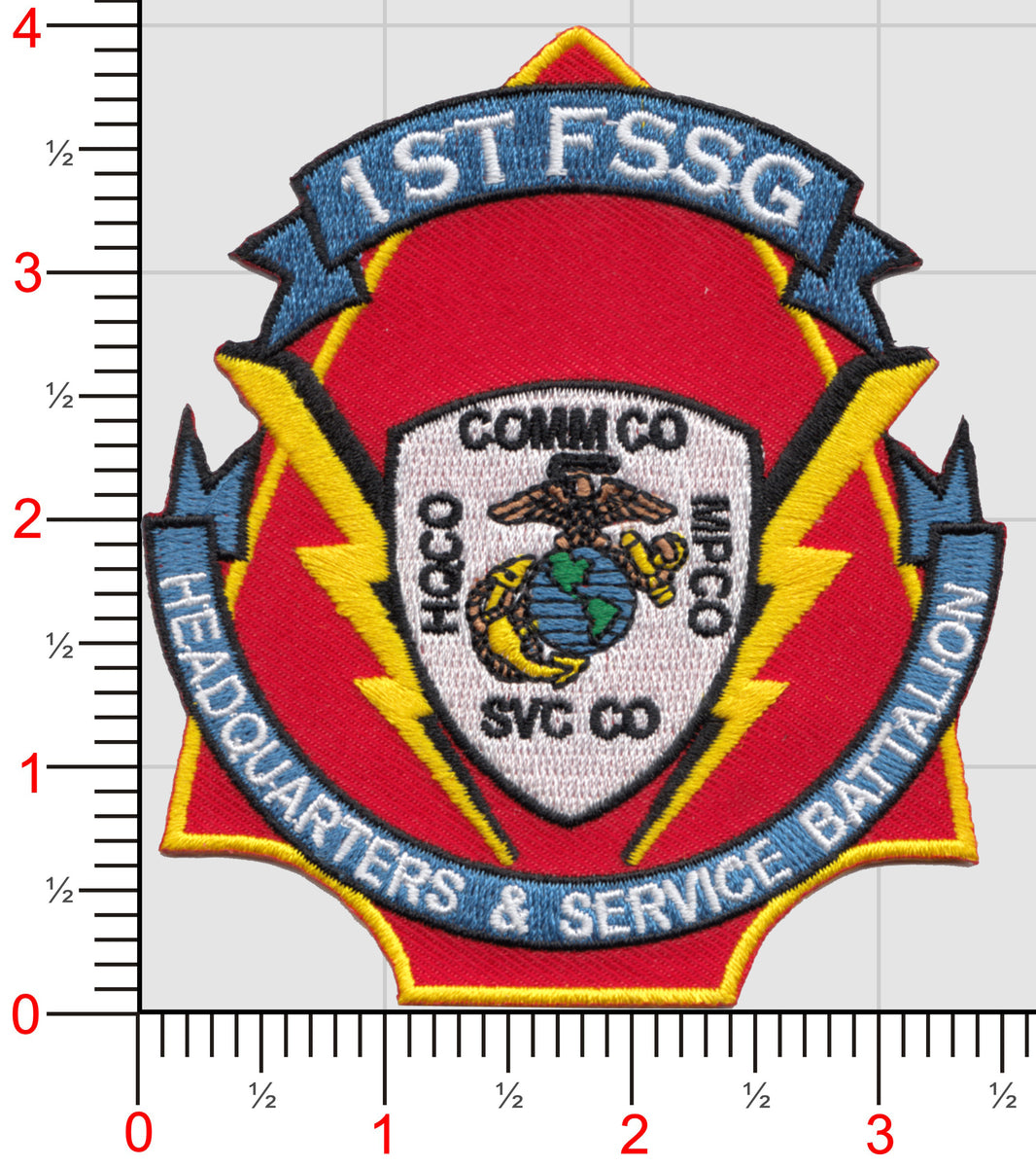 Buy Officially Licensed USMC 1st F Patch | MarinePatches.com ...