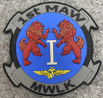 Officially Licensed USMC 1st Marine Air Wing PVC Patch