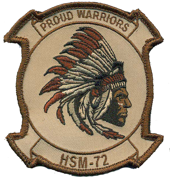 Officially Licensed US Navy HSM-72 Proud Warriors Squadron Patches