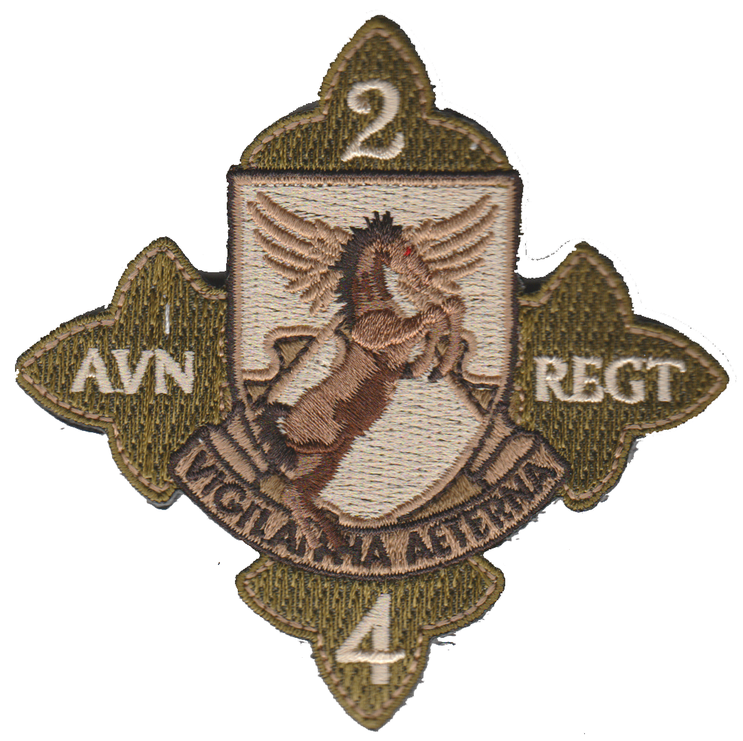 US Army 2nd Bn 4th AVN Regiment Patch