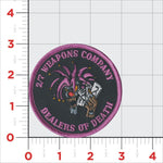 Official 2nd Battalion 7th Marine Regiment Weapons Company Patch