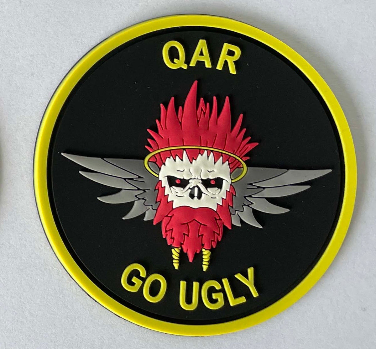 Official VMM-362 Ugly Angels PVC Flightline Qual Patches