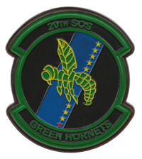 USAF 20th SOS Green Hornets Leather Patches