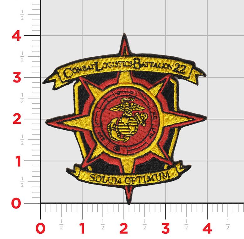 Officially Licensed USMC 22nd Combat Logistics Bn Patch